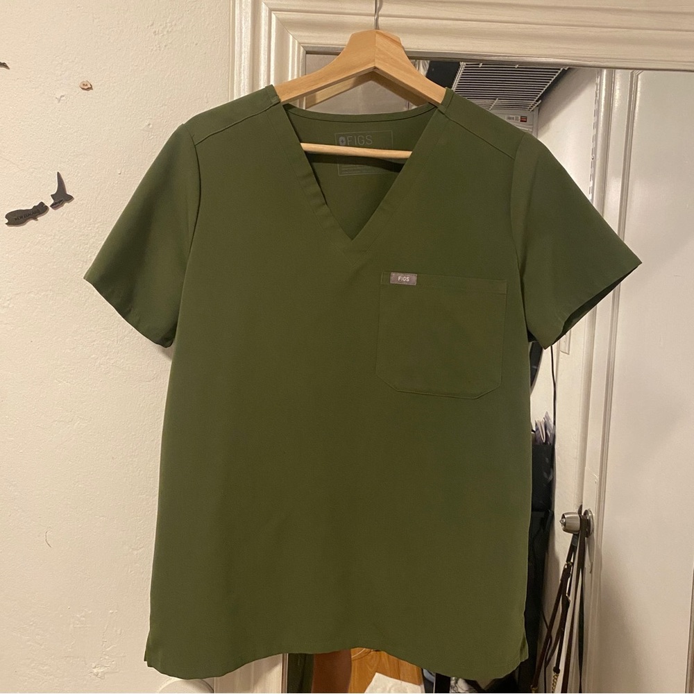 Figs Scrubs SET color Dark Olive